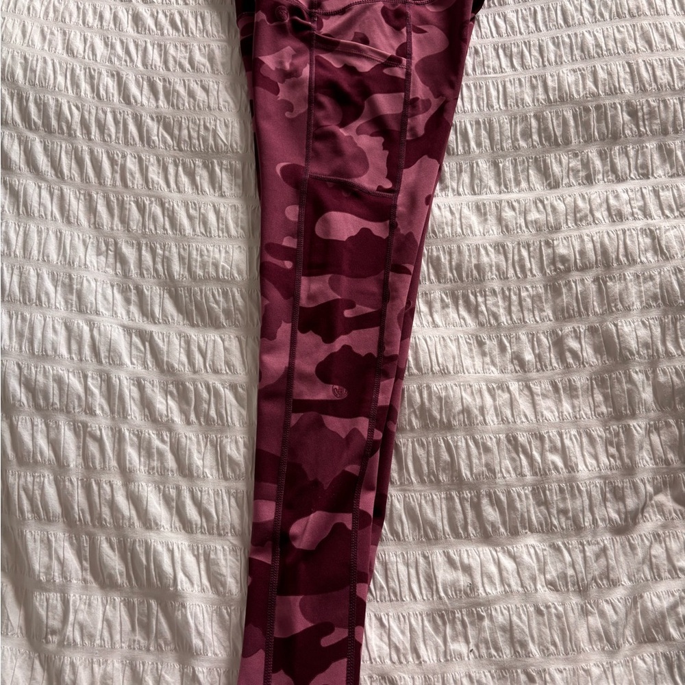 Body Glove Women’s Camouflage Leggings - Pink - Picture 4 of 8
